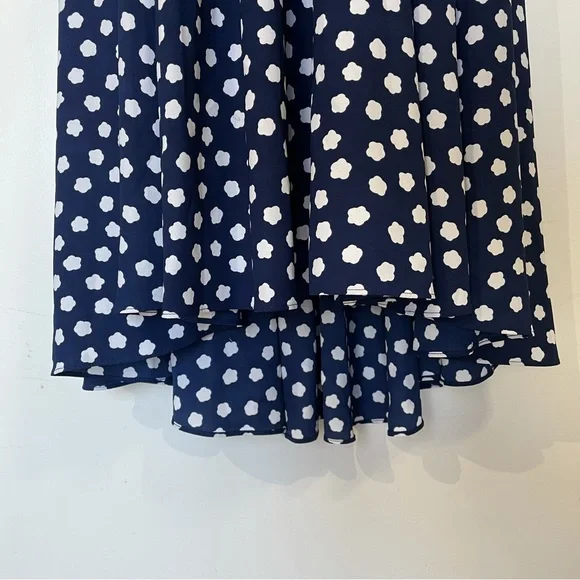 Kate Spade California Dreaming Cloud Dot Midi Dress Blue White Womens 6 - Picture 4 of 11